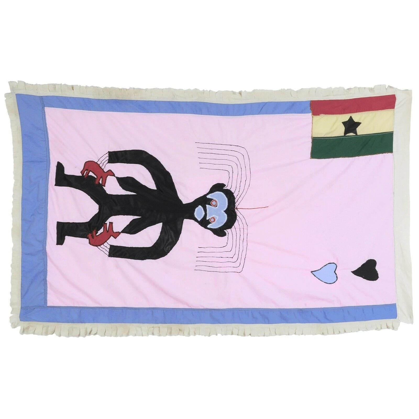 Fanti Asafo Flag – Frankaa War Flag from Ghana (57" x 35")