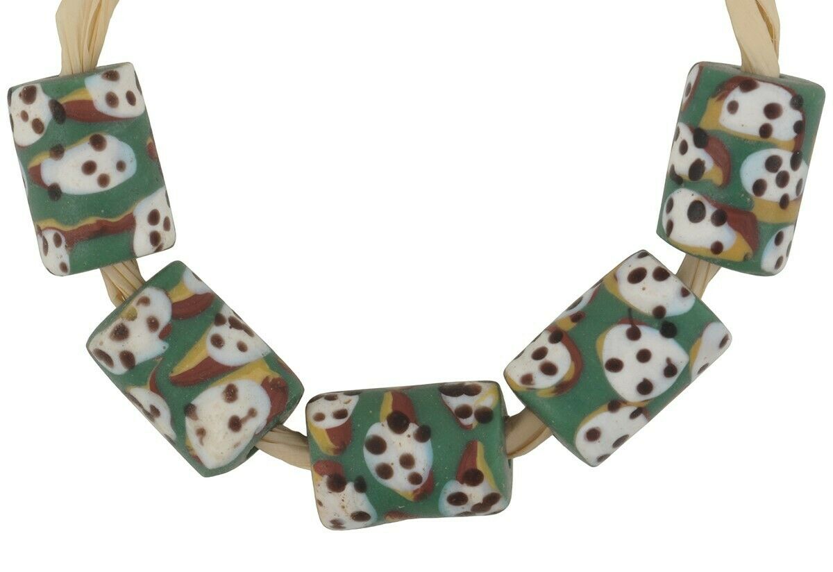 African Trade Antique Beads Venetian Glass Fancy Lampwork Ghana