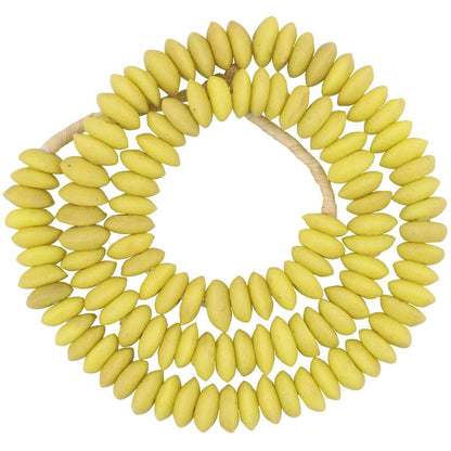 Authentic Krobo Glass Beads - 13Mm Recycled African Trade Beads