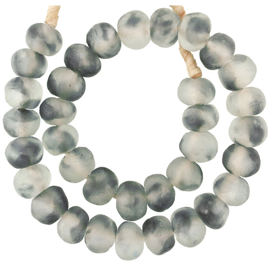X-Large Translucent Multicolored African Glass Beads - 18-20Mm