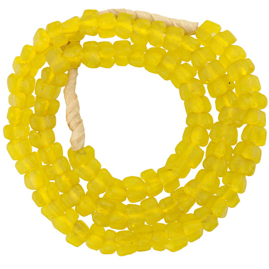 Translucent Recycled Glass Beads - African Trade Beads From Ghana
