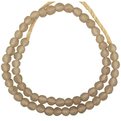 Handmade 9Mm Recycled Bottles Glass Beads - Ghana Trade Beads