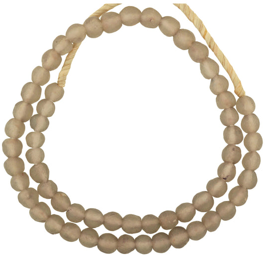 Handmade 9Mm Recycled Bottles Glass Beads - Ghana Trade Beads