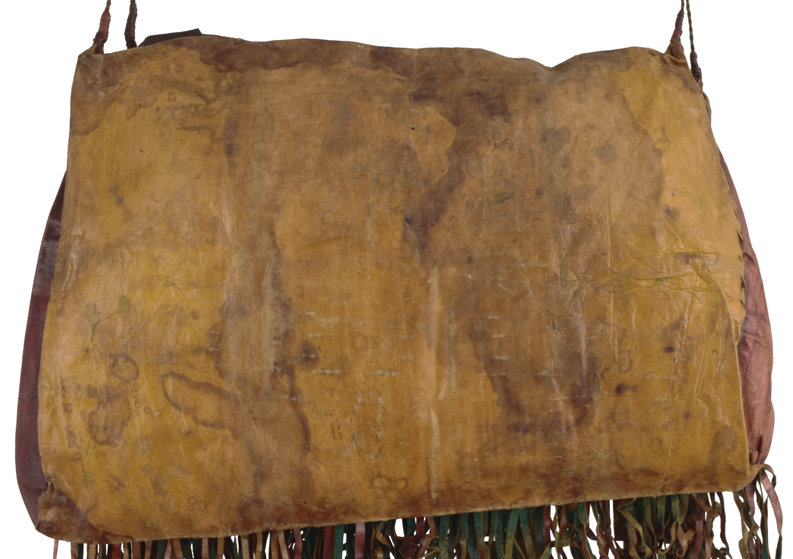 Authentic Old Tuareg Leather Bag – Sahara Nomad Storage Artifact