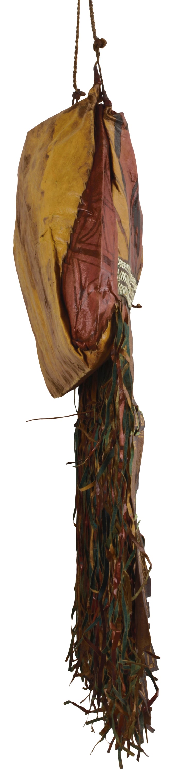 Authentic Old Tuareg Leather Bag – Sahara Nomad Storage Artifact