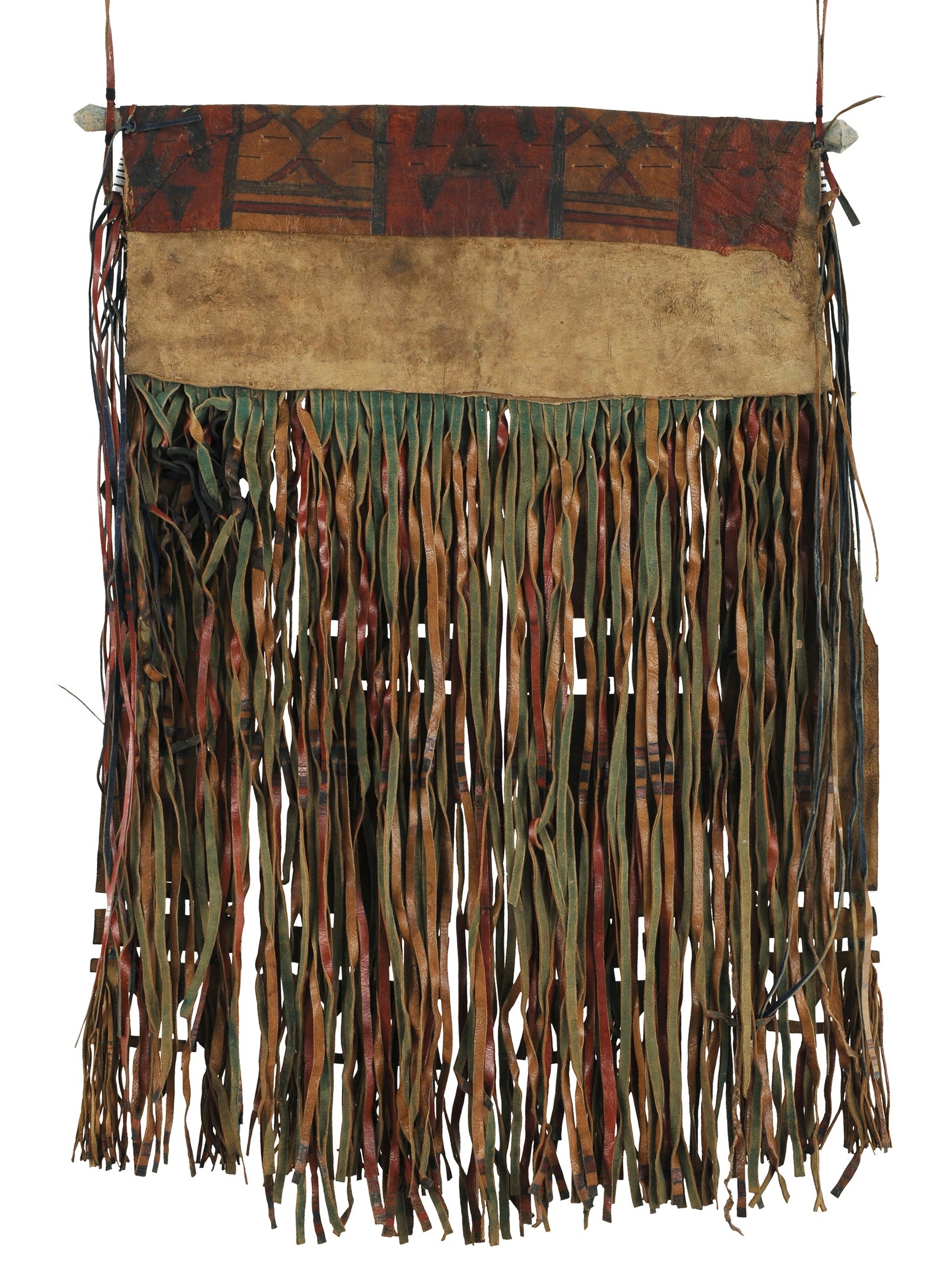Authentic Tuareg Leather Wall Panel – Sahara Nomad Ethnic Decor