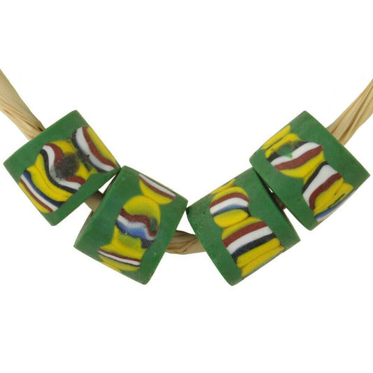Antique Venetian Millefiori Mosaic Beads - African Trade Beads