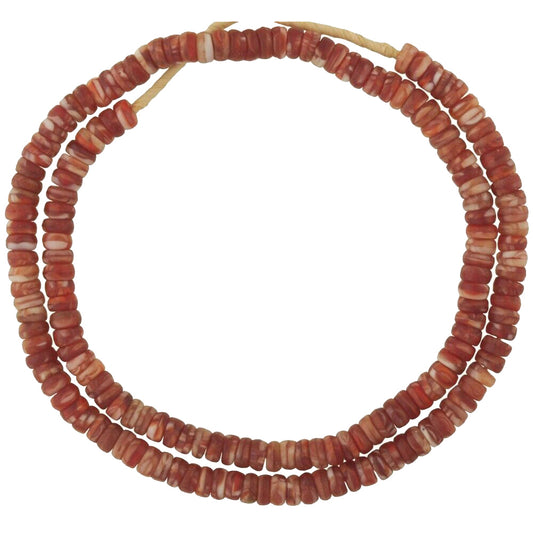 Old Bohemian Czech Molded Glass Trade Beads 8Mm - African Trade Beads