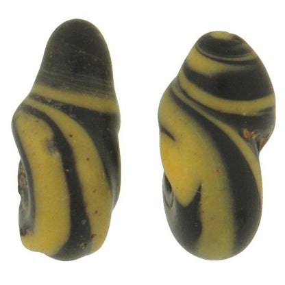 Antique Venetian Snail Trail Lampwork Glass Trade Beads