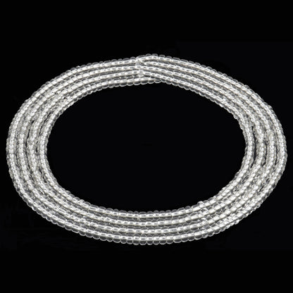 Clear Handmade Waist Beads – African Beaded Body Jewelry